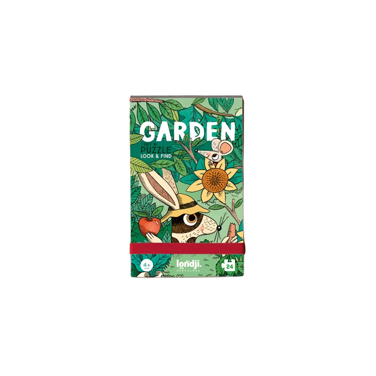 24-teiliges Gartenthema Look & Find Puzzle-Set von Londji, Garden Tiny Puzzle