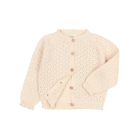 Búho Girly Cardigan in Ecru or Rose
