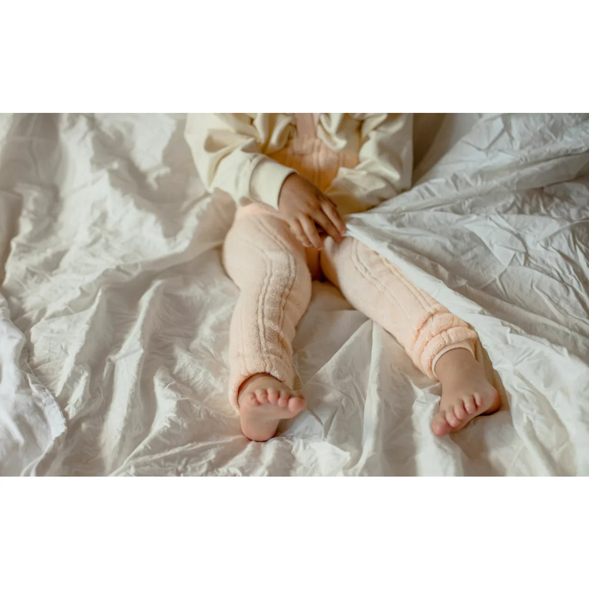 Calzamaglia Granny Teddy senza piedi con bretelle | Silky Peach