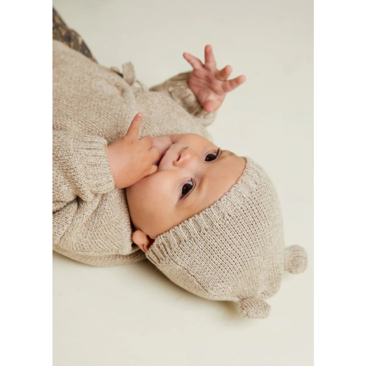 Claude & Co Hampton Wrap Cardigan Set in Oat