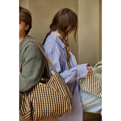 Gabrielle Paris Handbag – Vichy Café – Ansicht 4