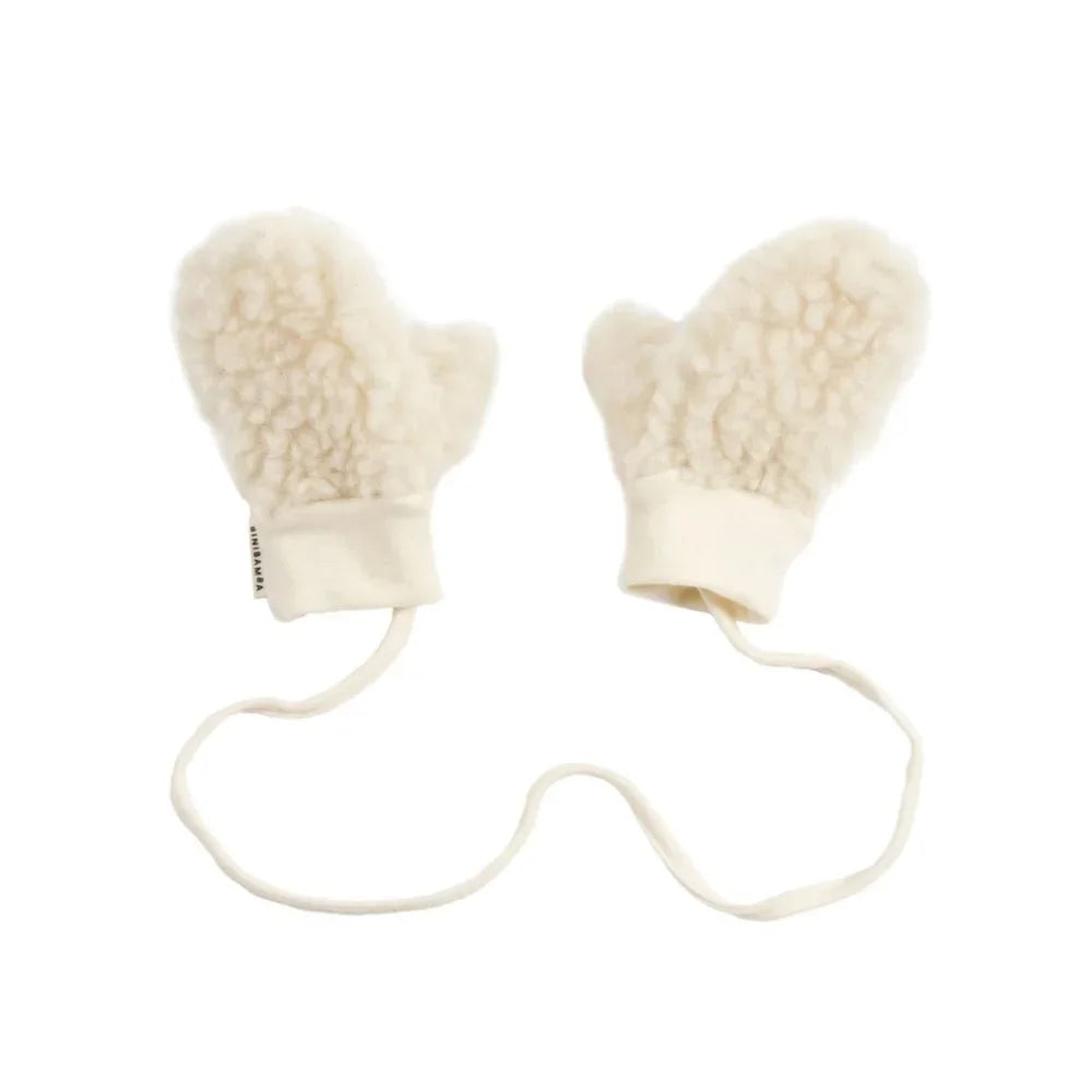 BINIBAMBA Handschuhe Teddy in Milk