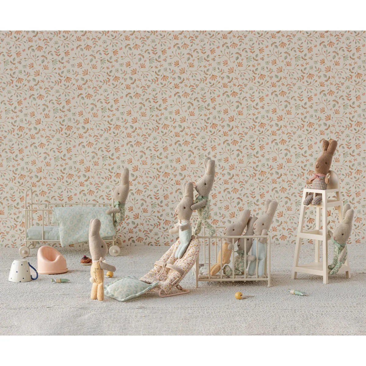 Hase my yellow check beige pastellfarbene nachhaltige babykleidung schweiz ökologisches spielzeug geschenke für neugeborene
