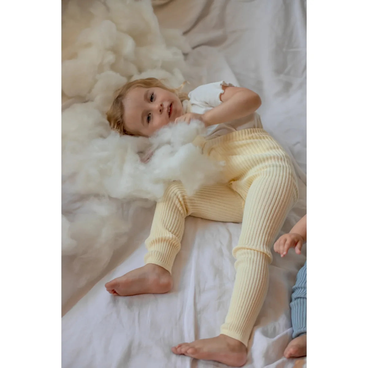 Hippy Footless Tights with Braces | Lemon Icing
