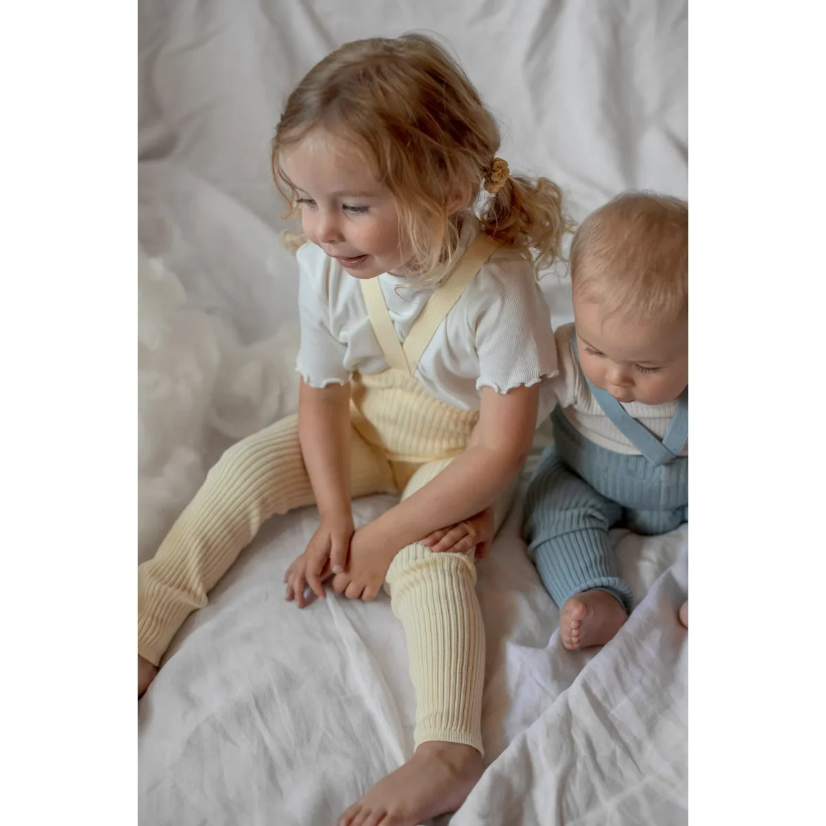 Hippy Footless Tights with Braces | Lemon Icing
