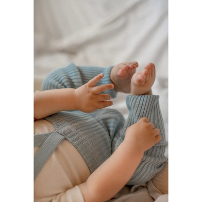 Collants Hippy sans pieds avec bretelles | Misty Blue