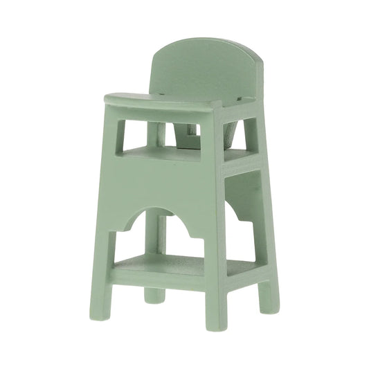 Mint Hochstuhl Maus mit minimalistischem Design und abgerundeten Kanten