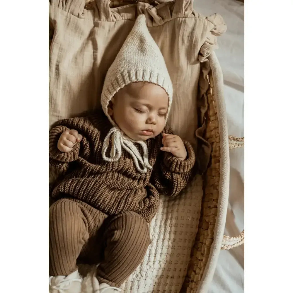 romi. the label leggings côtelés chez Littlies + mums