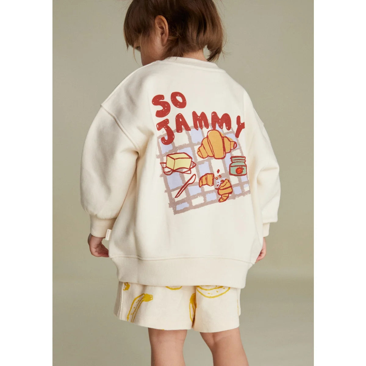 Kinder Sweatshirt Jammy Picnic mit Bananen-Print Shorts, bequem und stylisch