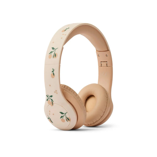 Peach-musterte kabellose Kopfhörer Quinn mit Muschelmuster, elegantes Design
