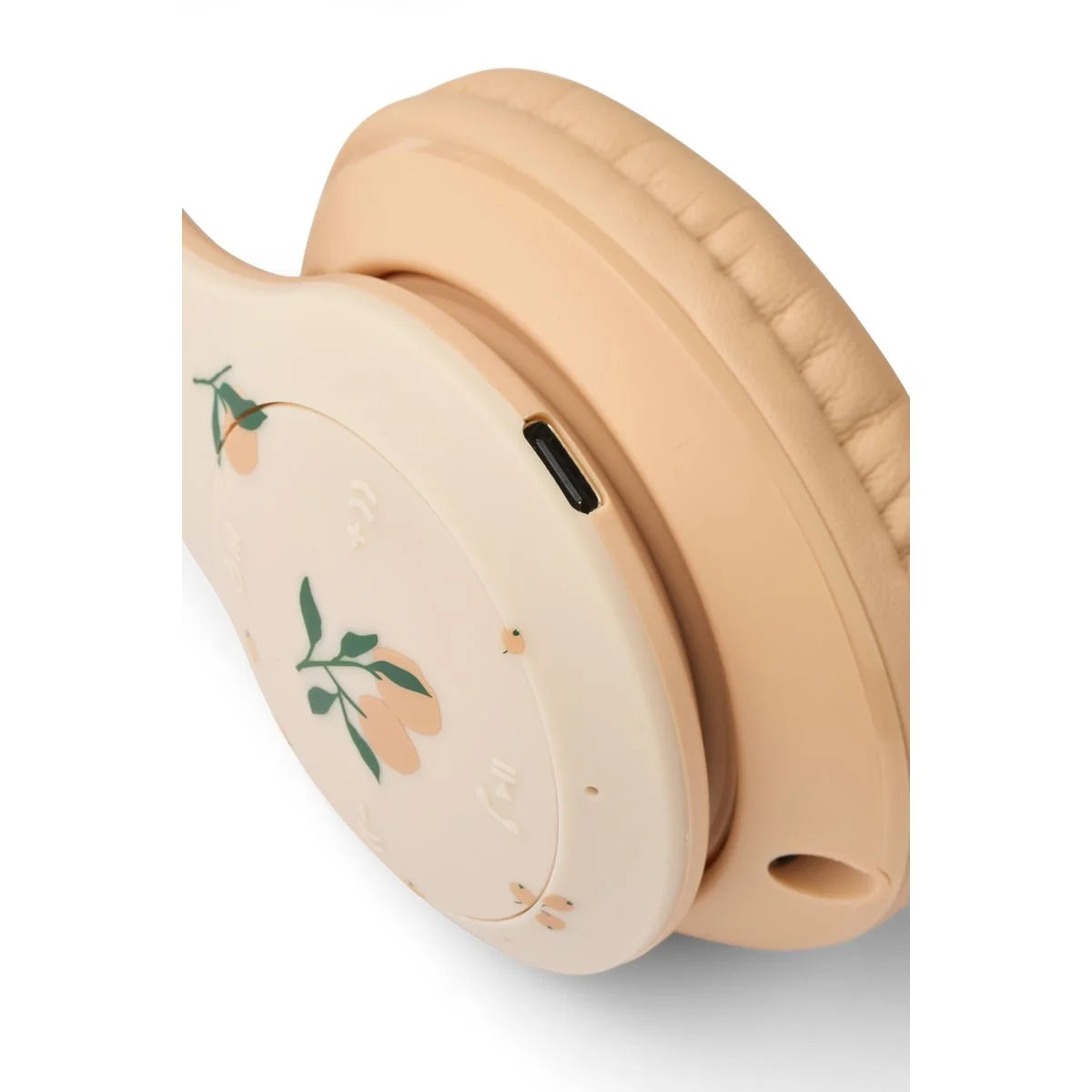 Florales Muster beigen kabellosen Kopfhörer Quinn Peach Sea Shell