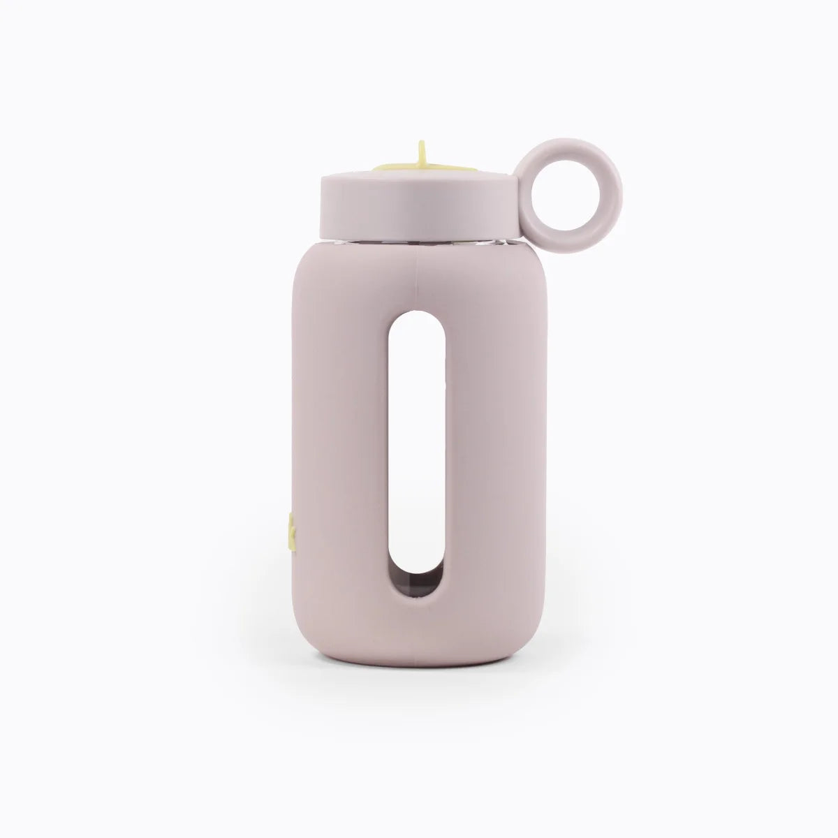 Mauve Wasserflasche mit runden Griff für Kinder, 300ml Kapazität