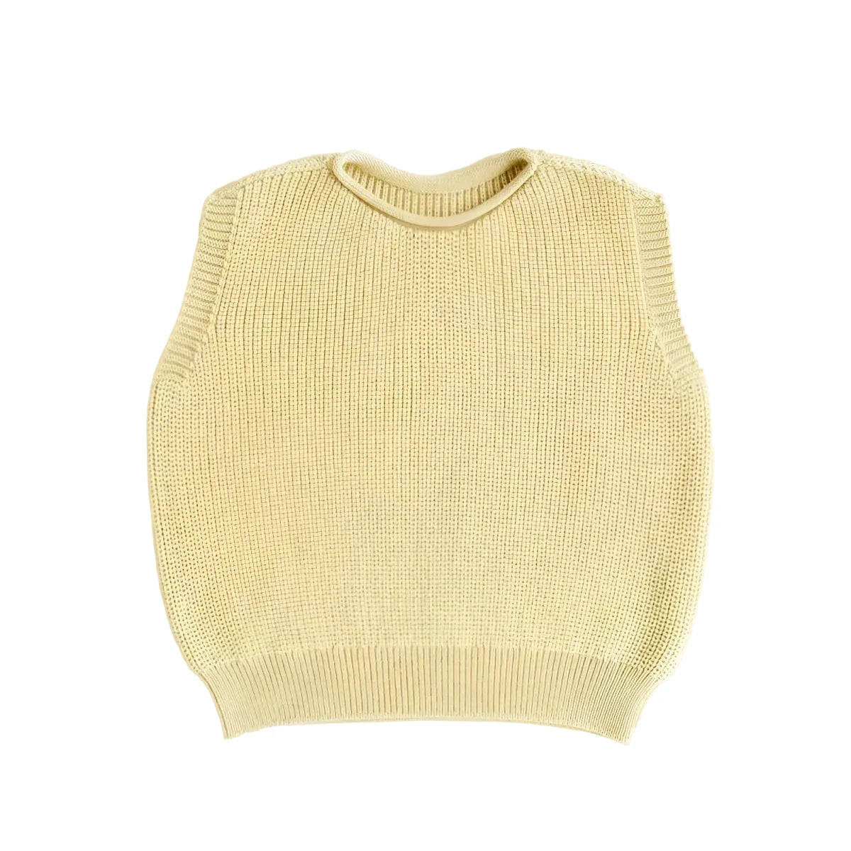 Hvid Kids Vest Harvey in Light Yellow