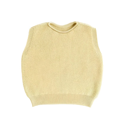 Hvid Kids Vest Harvey in Light Yellow