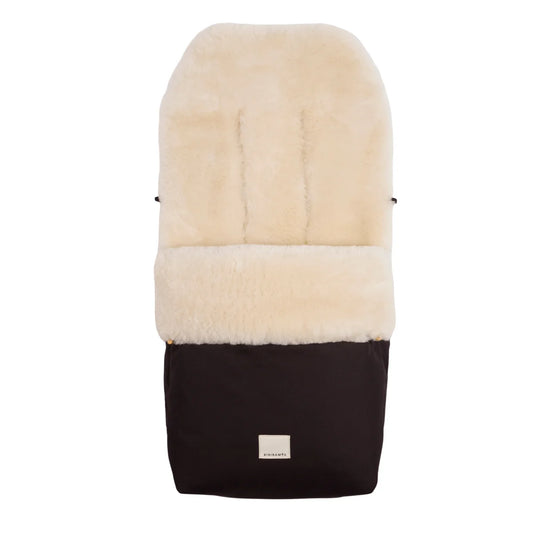 BINIBAMBA Kinderwagen Fusssack Puffmuff Fixed Harness in Milk