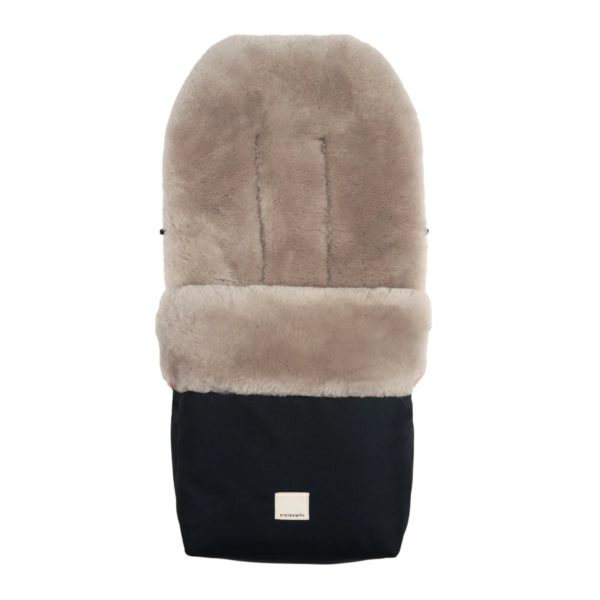 BINIBAMBA Kinderwagen Fusssack Puffmuff Fixed Harness in Toast