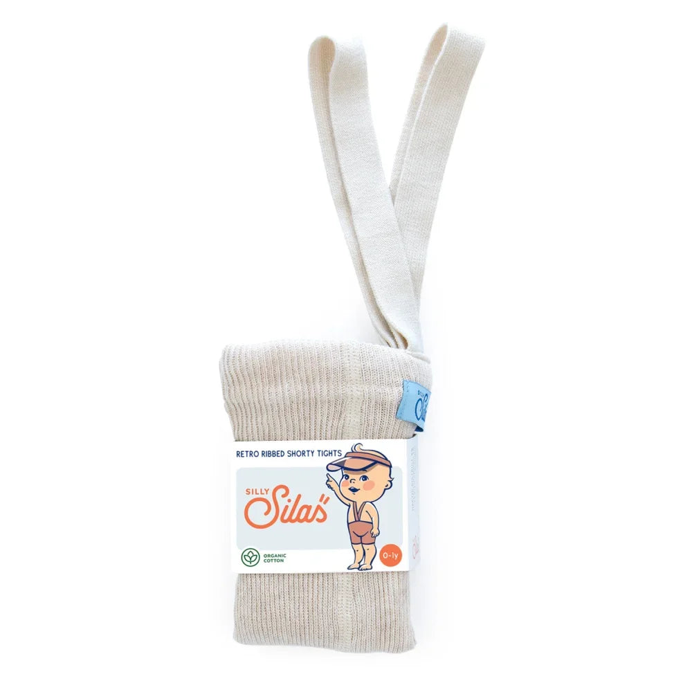 Silly Silas Kurze Strumpfhose mit Träger in Cream Blend