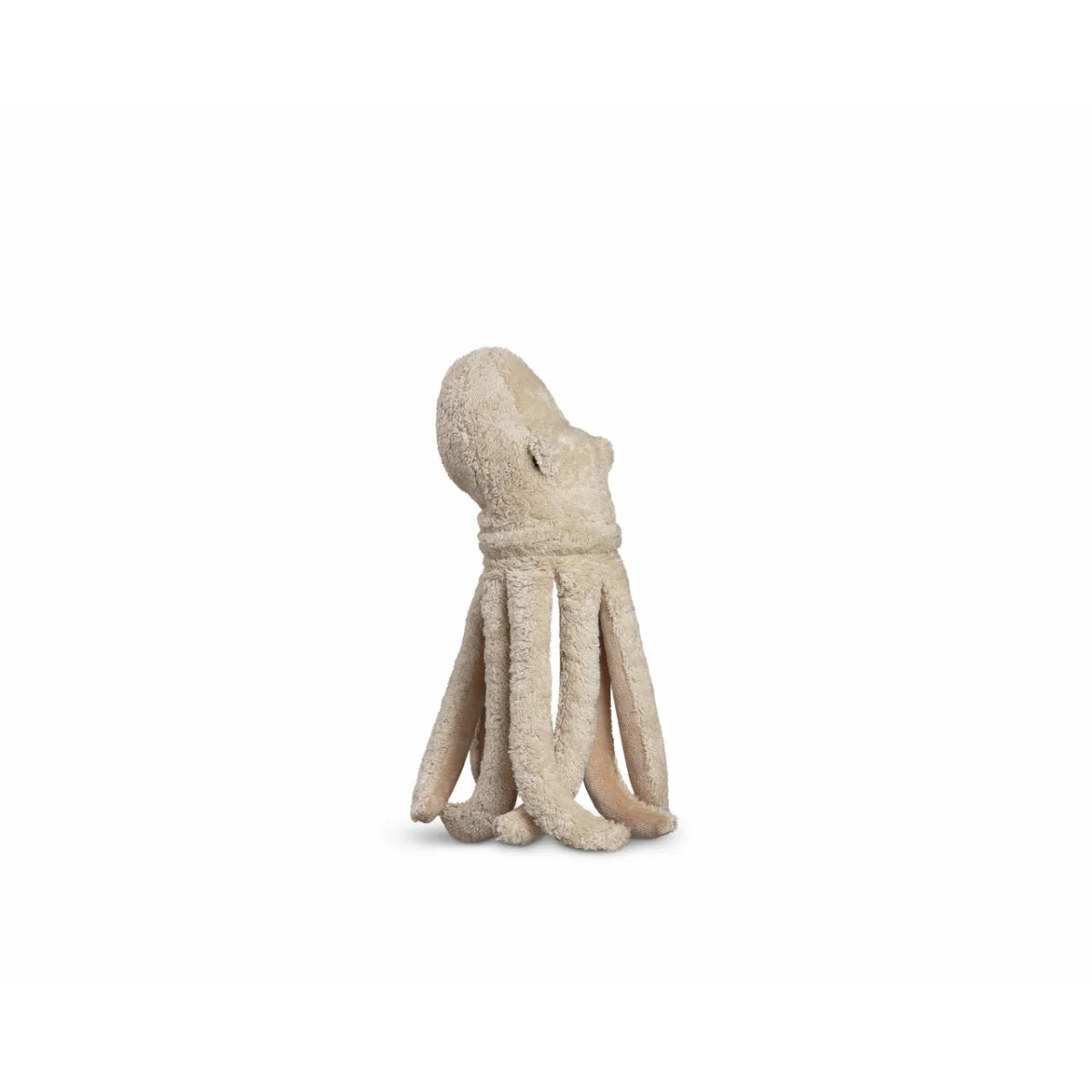 Kleiner puder Kuscheltier Oktopus aus weichem, texturiertem Stoff