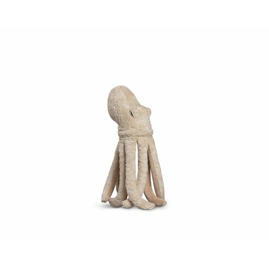 Kleiner puder Kuscheltier Oktopus aus weichem, texturiertem Stoff