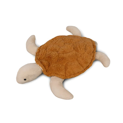 Kuscheltier Schildkröte klein in Messingfarbe, ideal für Kinder und Sammler
