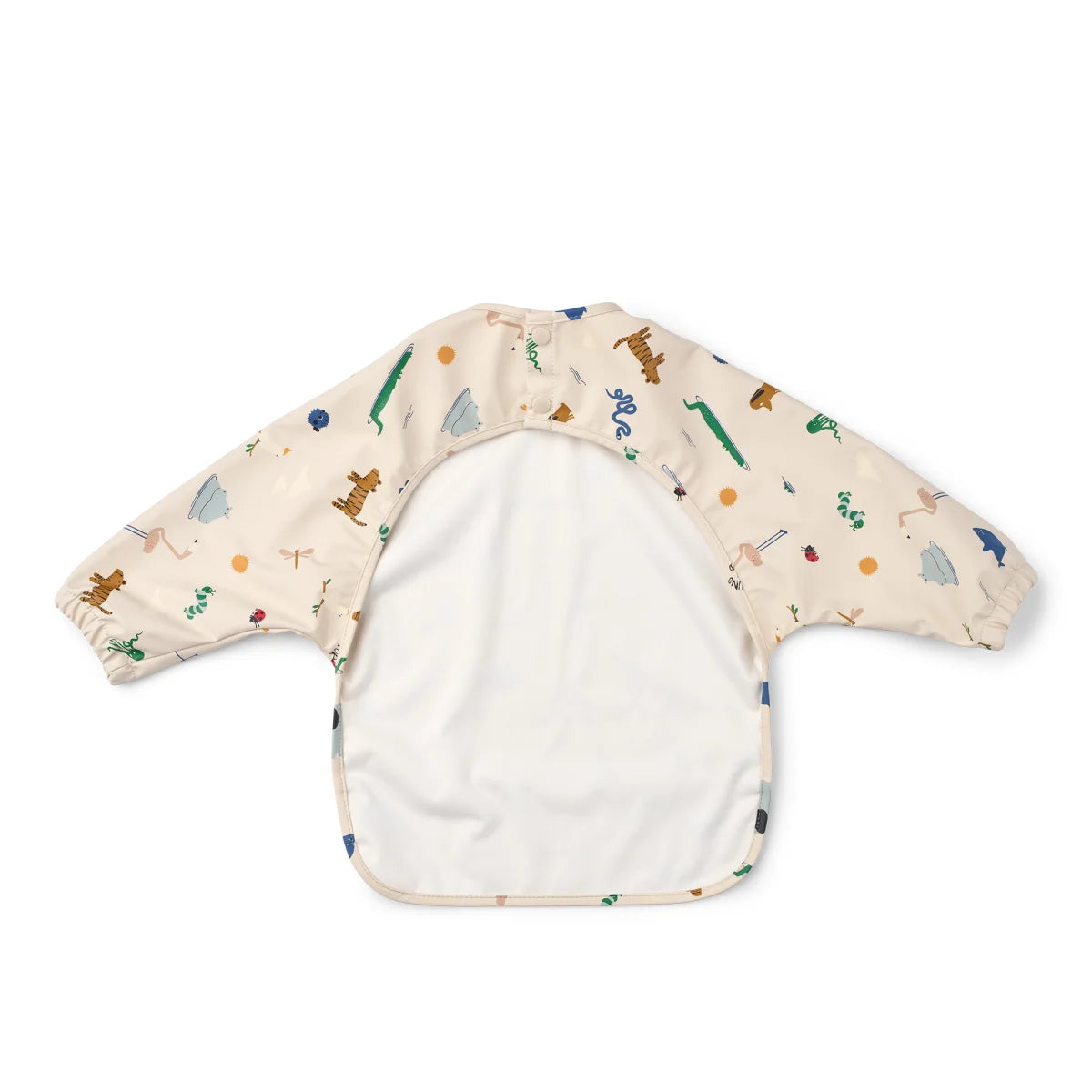 Helles Lätzchen Cape Merle mit Tier- und Naturmuster für Babys