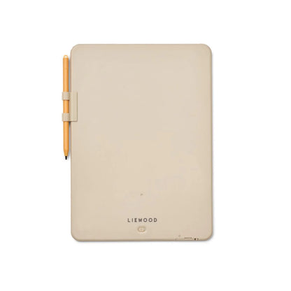 Beige Zeichentablett mit Stylus für kreative Arbeiten auf LCD-Zeichentafel Zora Sandy