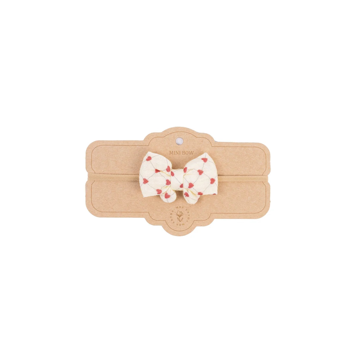 Mrs Ertha Little Bow Headband in Lovely Roots