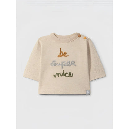 Snug Longsleeve Be super nice in Grün – Ansicht 1