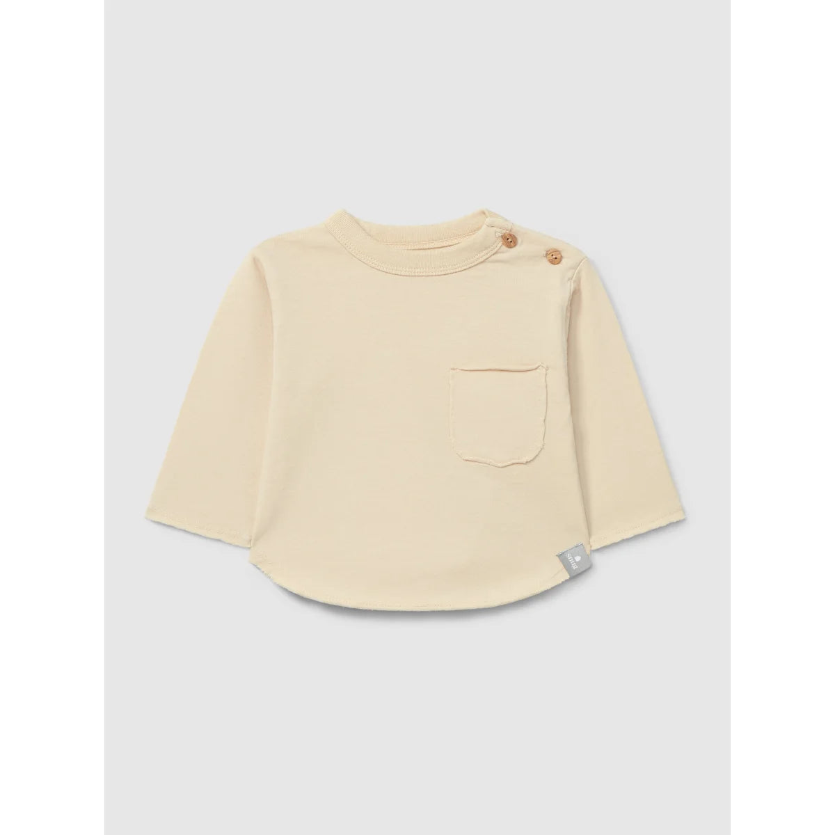 Longsleeve with Chest Pocket | Beige