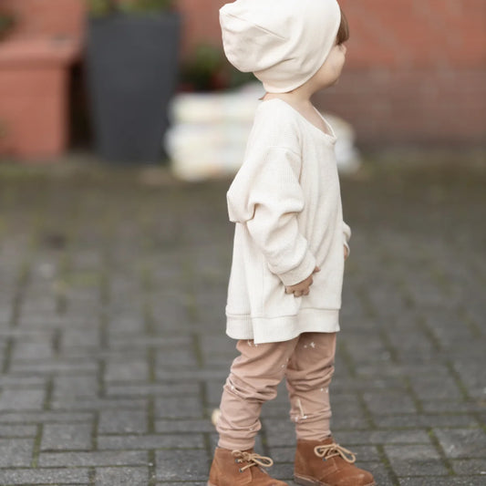 FRICKZACK Loose Fit Pants in Mocca Bird