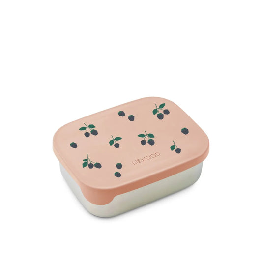 Rechteckige Lunchbox mit Kirschmuster aus dem Produkt Lunchbox Arthur Berry Pale Tuscany