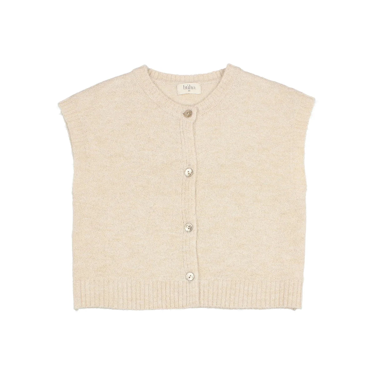 Búho Lurex Waistcoat in Natural