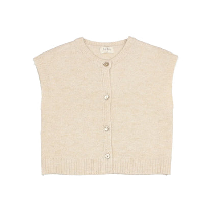 Búho Lurex Waistcoat in Natural