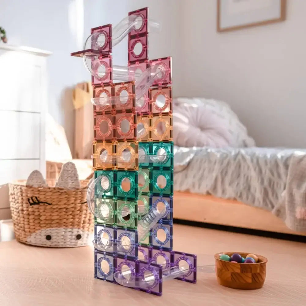 Connetix Ball Run Pack Pastel bei Littlies + mums