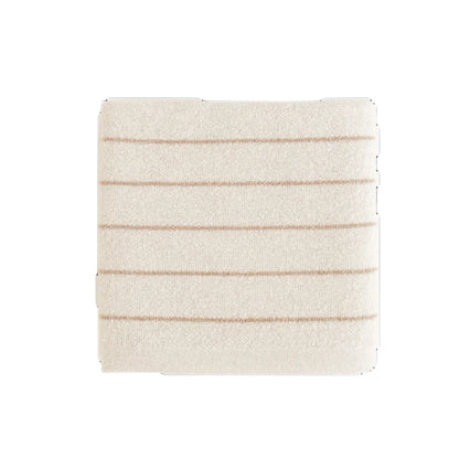 Hvid Merino Strickdecke Harry in Cream / Sand