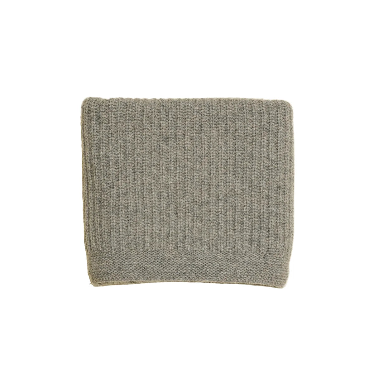 Couverture tricotée en mérinos Kiki | Stone