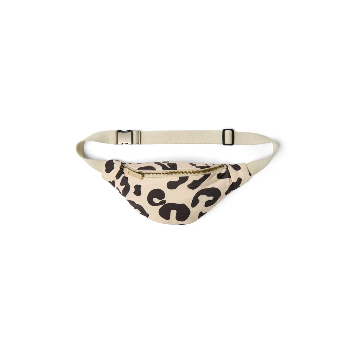 Beige und braune Leopardenprint Hüfttasche mit verstellbarem Gurt von Holy Cow