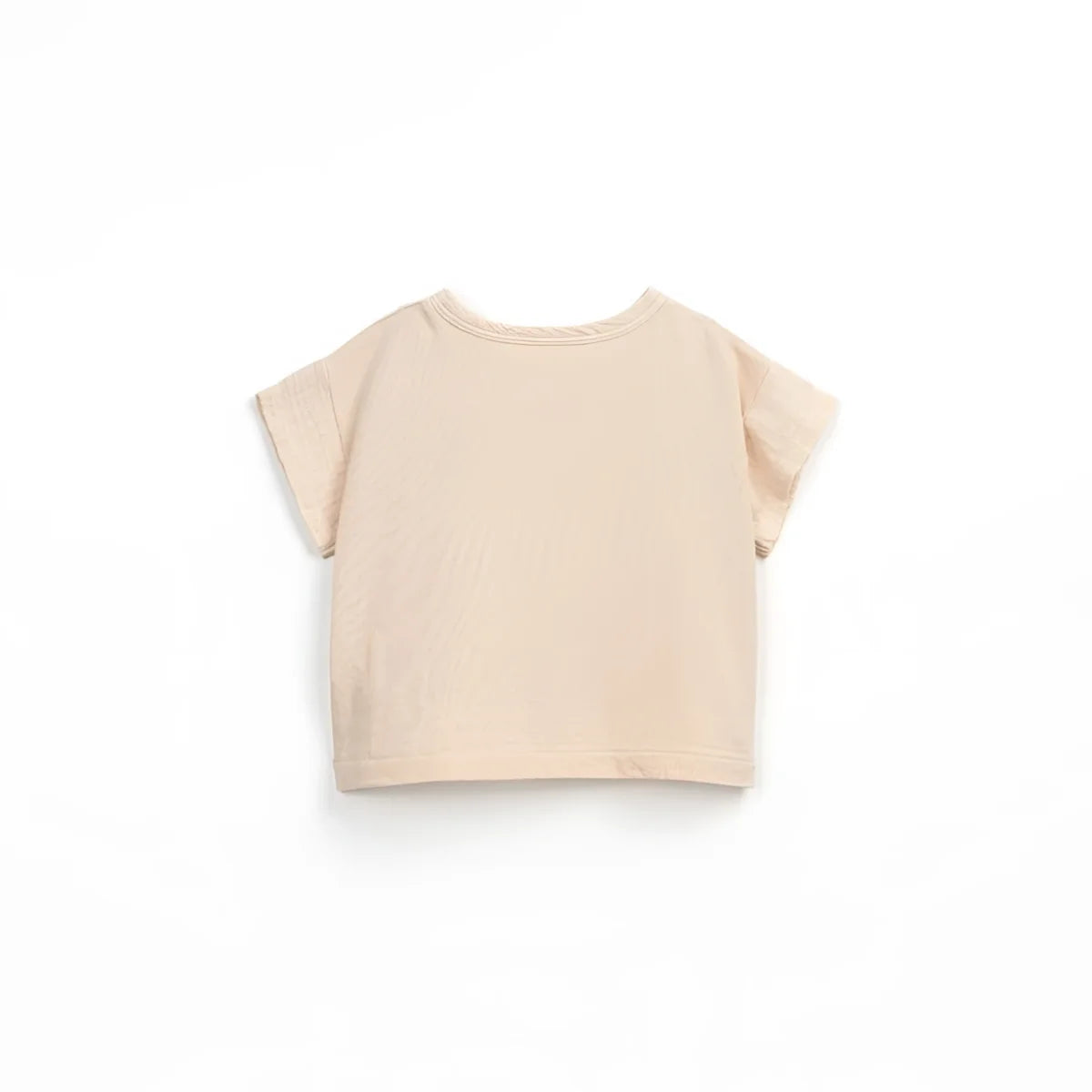 Beige Kurzarm-T-Shirt oder Crop-Top aus der Kollektion Mixed T-Shirt | Crochet