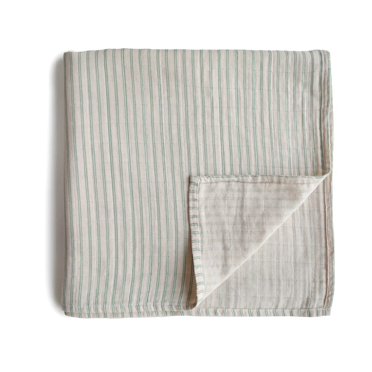 Mushie Mulltuch in Sage Stripe