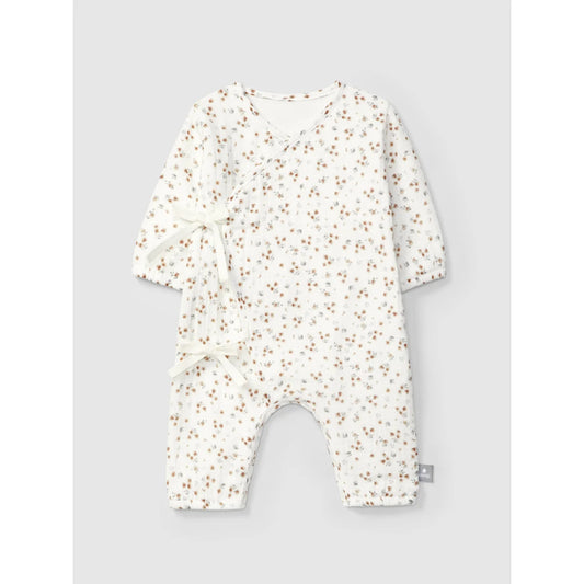 snug Musselin Romper in Flower