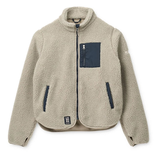 LIEWOOD Nelson Adult Pile Jacket in Mist