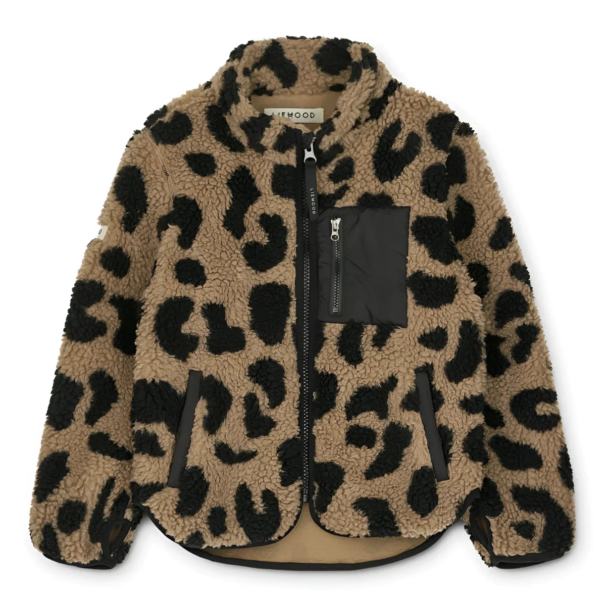 LIEWOOD Nolan Fleecejacke in Mega leo / oat mix