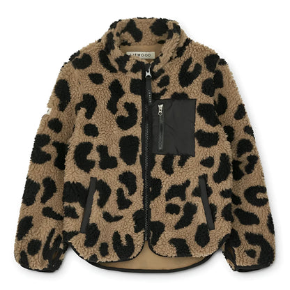 LIEWOOD Nolan Fleecejacke in Mega leo / oat mix