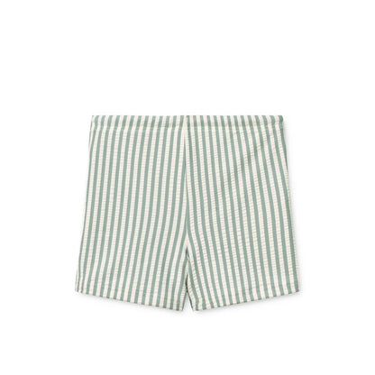 Liewood Aiden Badeshorts Otto Y/D Streifen Minzgrün weiß gestreift