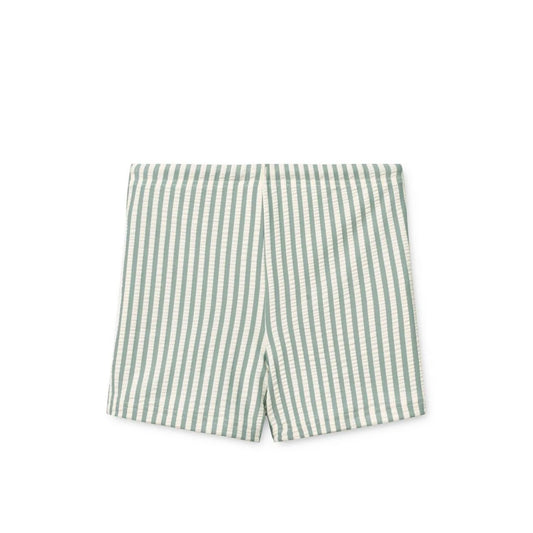 Liewood Aiden Badeshorts Otto Y/D Streifen Minzgrün weiß gestreift