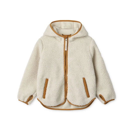 LIEWOOD Pile Jacket Mara in Sandy golden caramel mix