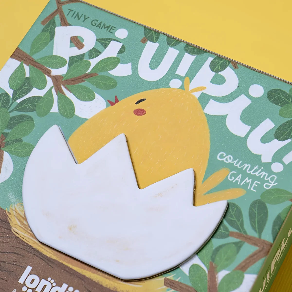 PIU PIU Tiny Game: Kartenbox mit süßem Küken für Zählspiel