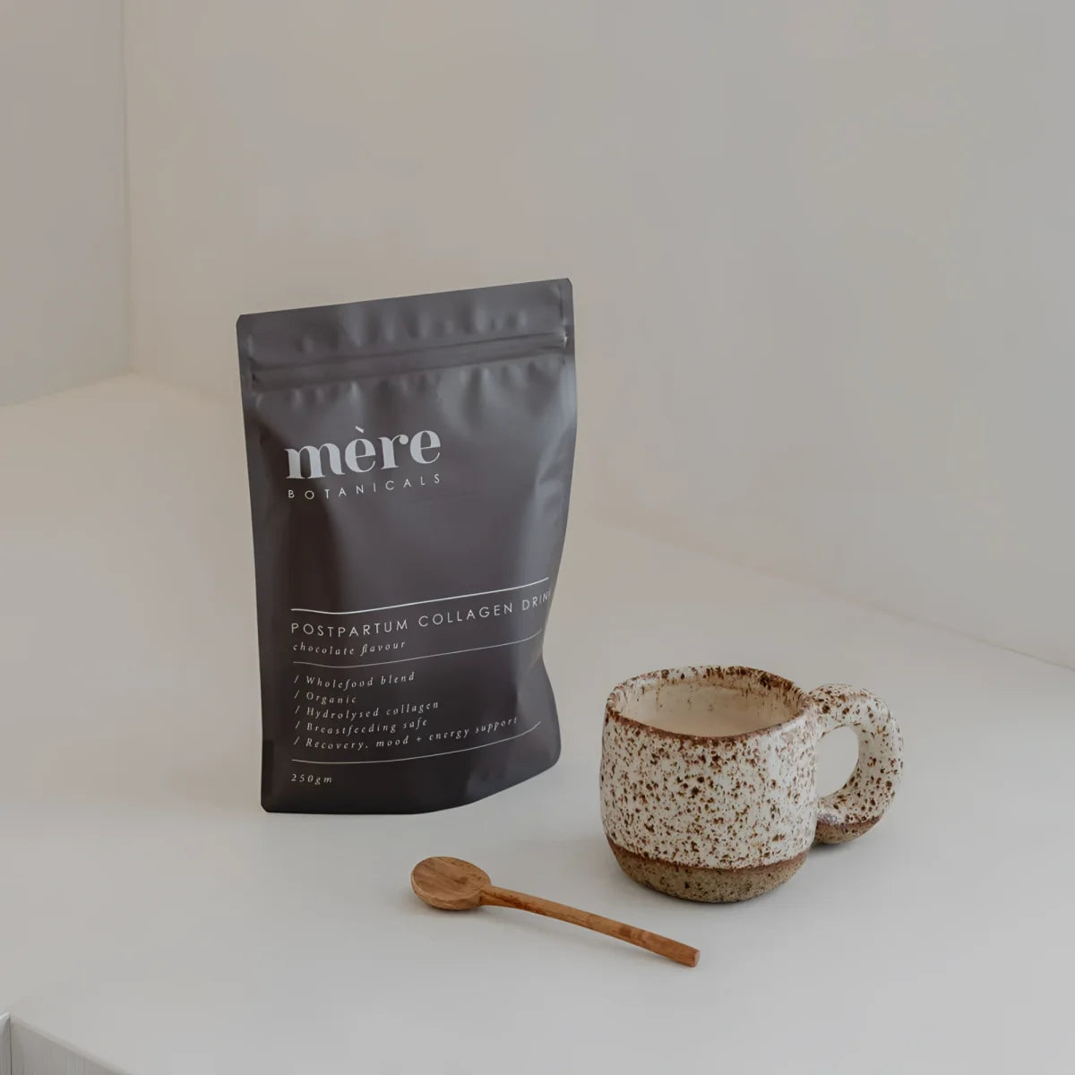 Postpartum Kollagen Schokoladen-Drink mit Auffüllbeutel 250g