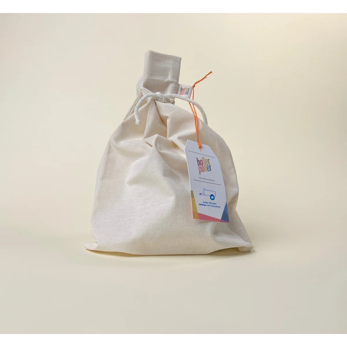 Drawstring Baumwolltasche mit Anhänger für Lastwagen ARTHUR Produkt display