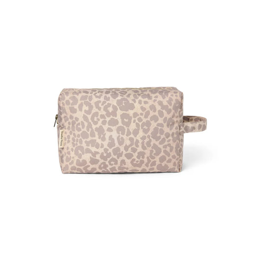 Puffy Kosmetiktasche Beige Leopard von Studio Noos